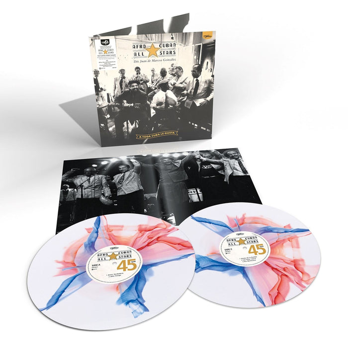 Afro-Cuban All Stars – A Toda Cuba Le Gusta (2xLP, 30th Anniversary, White, Blue & Red Inkplosion) LP vinyl record, image 2 of 2