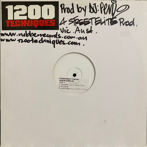 1200 Techniques – Consistency Theory Album Sampler (LP, Vinyl Record Album)