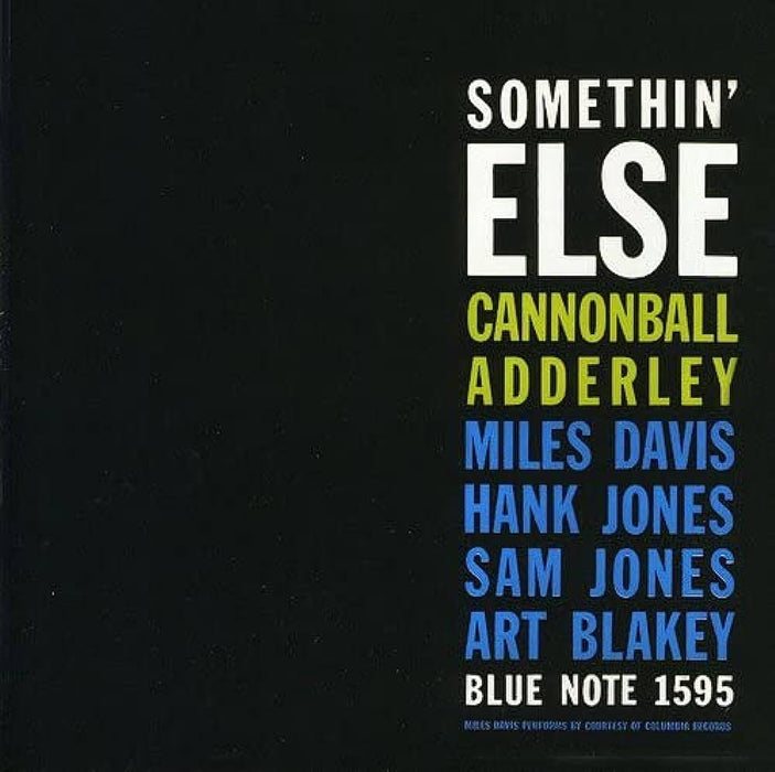 Cannonball Adderley – Somethin' Else (Blue Note Essential Series) LP vinyl record, image 1 of 2