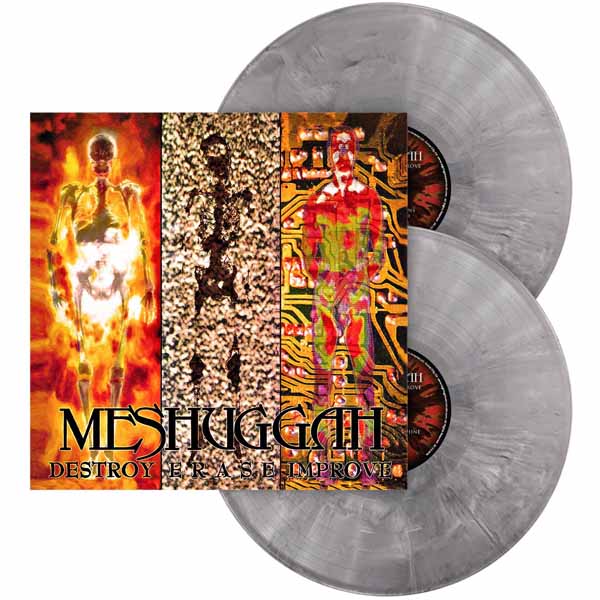 Meshuggah – Destroy Erase Improve (2xLP, 30th Anniversary Edition, Grey/Black/White Marbled Vinyl) LP vinyl record, image 2 of 2