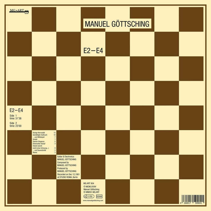 Manuel Göttsching – E2–E4 LP vinyl record, image 1 of 2