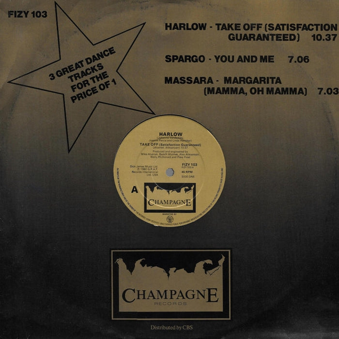 Harlow, Spargo, Pino Massara – Take Off / You And Me / Margarita (LP, Vinyl Record Album)