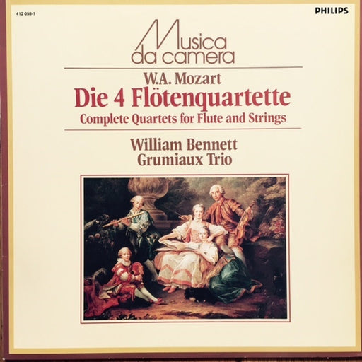 Wolfgang Amadeus Mozart, William Bennett, Grumiaux Trio – Die 4 Flötenquartette (LP, Vinyl Record Album)