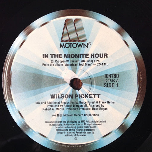 Wilson Pickett – In The Midnite Hour / Just Let Her Know (LP, Vinyl Record Album)