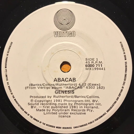 Genesis – Abacab (LP, Vinyl Record Album)