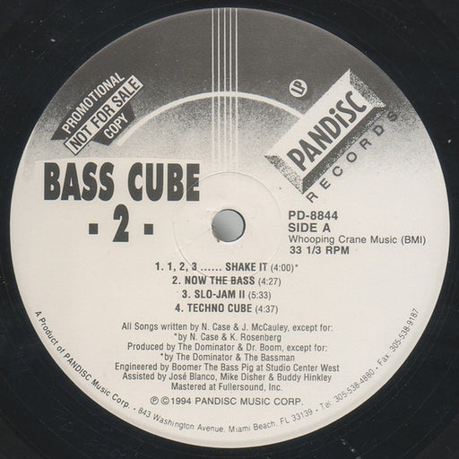 Bass Cube – Bass Cube 2 (LP, Vinyl Record Album)