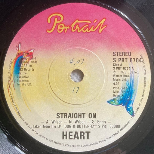 Heart – Straight On (LP, Vinyl Record Album)