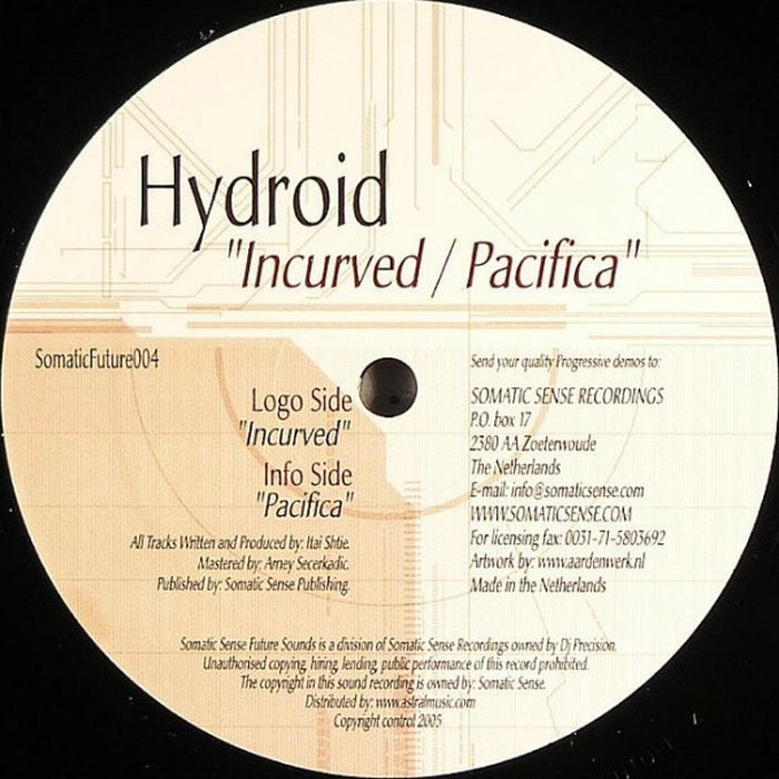 Hydroid – Incurved / Pacifica (LP, Vinyl Record Album)
