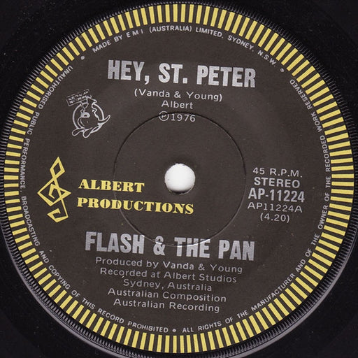 Flash & The Pan – Hey, St. Peter (LP, Vinyl Record Album)