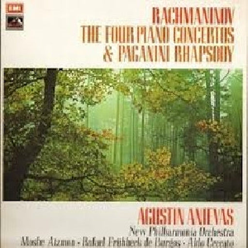 Sergei Vasilyevich Rachmaninoff, Agustin Anievas, New Philharmonia Orchestra – The Four Piano Concertos And 'Paganini' Rhapsody (LP, Vinyl Record Album)