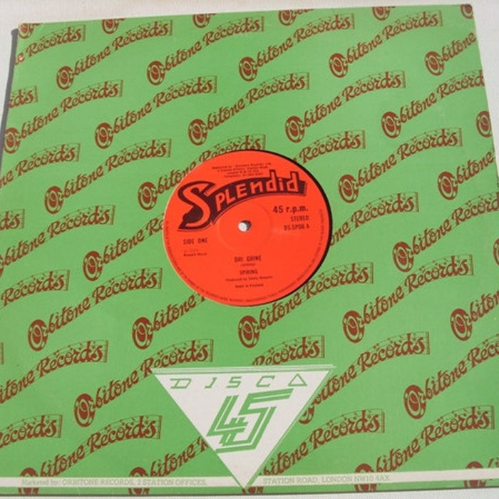 Spiking – Dri Grine / Soca Train (LP, Vinyl Record Album)
