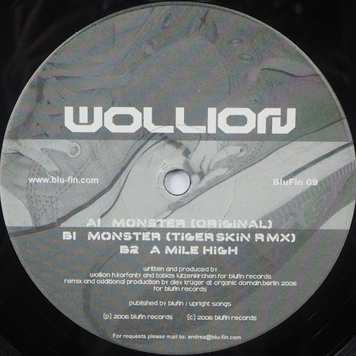 Wollion – Monster (LP, Vinyl Record Album)