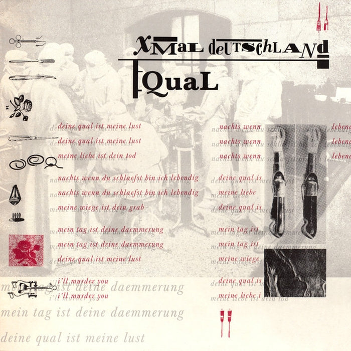X Mal Deutschland – Qual (LP, Vinyl Record Album)