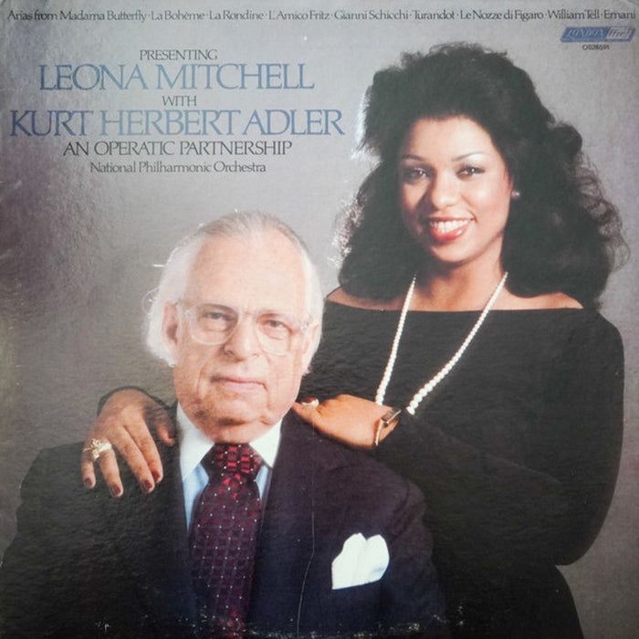 Leona Mitchell, National Philharmonic Orchestra, Kurt Herbert Adler – Operatic Arias By Mascagni, Mozart, Puccini, Rossini, Verdi (LP, Vinyl Record Album)