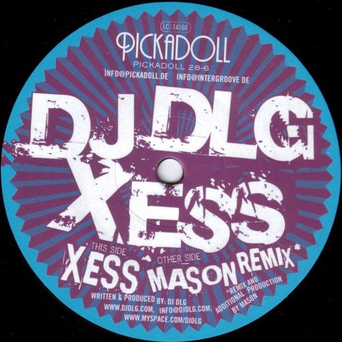 DJ DLG – Xess (LP, Vinyl Record Album)