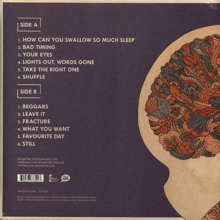 Bombay Bicycle Club – A Different Kind Of Fix LP vinyl record, image 2 of 2