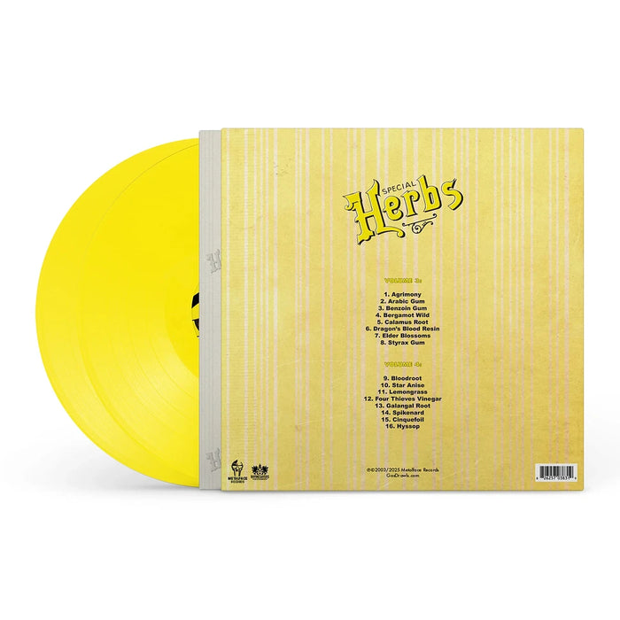 Mf Doom – Metal Fingers Presents: Special Herbs Vol. 3 & 4 (2xLP, Yellow Vinyl) LP vinyl record, image 2 of 3