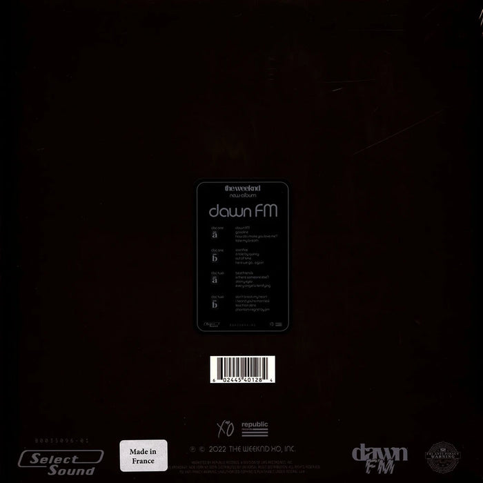 The Weeknd – Dawn FM (2xLP) LP vinyl record, image 2 of 3