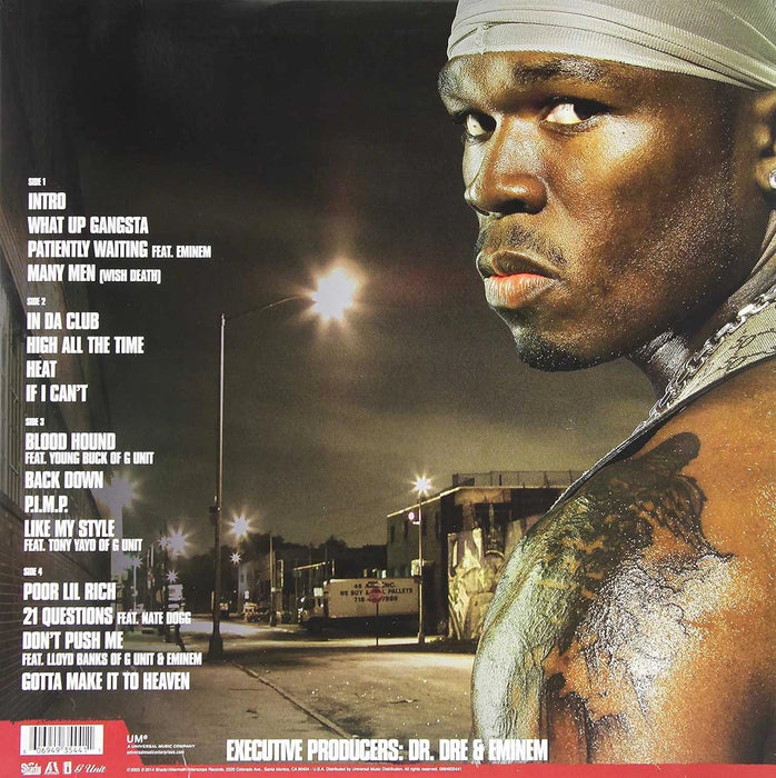 50 Cent – Get Rich Or Die Tryin' (2xLP) LP vinyl record, image 2 of 3