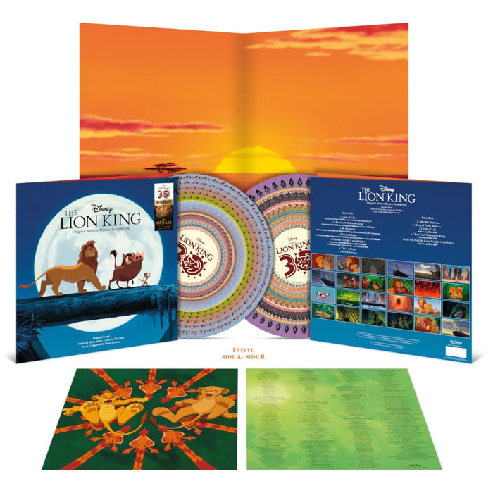 Various – The Lion King ( 30th Anniversary Edition Zoetrope Picture Disc ) LP vinyl record, image 3 of 3