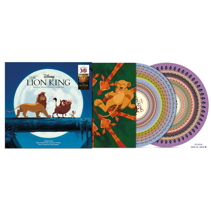 Various – The Lion King ( 30th Anniversary Edition Zoetrope Picture Disc ) LP vinyl record, image 2 of 3