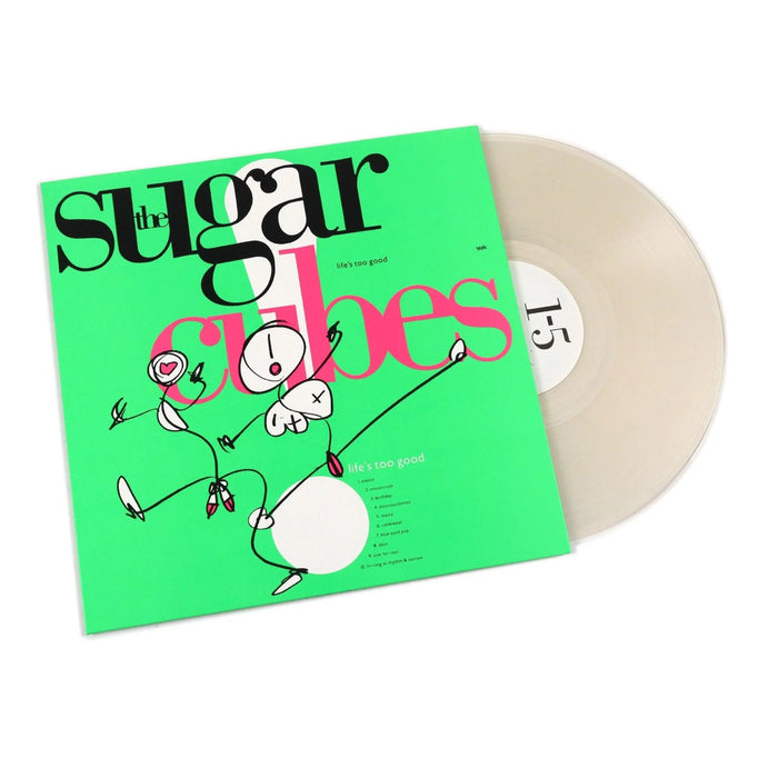 The Sugarcubes – Life's Too Good (Clear Vinyl) LP vinyl record, image 2 of 2