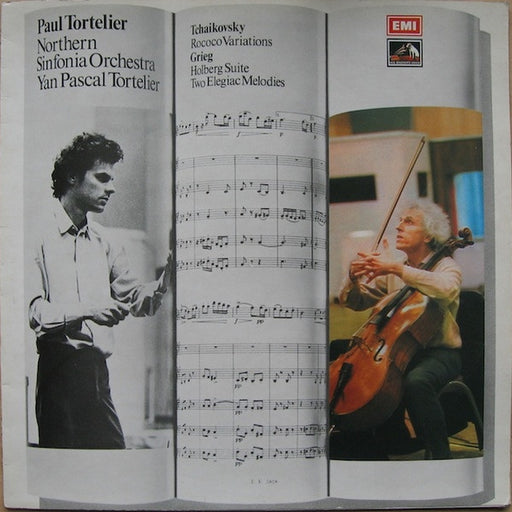 Pyotr Ilyich Tchaikovsky, Edvard Grieg, Paul Tortelier, Northern Sinfonia, Yan Pascal Tortelier – Rococo Variations / Holberg Suite, Two Elegiac Melodies (LP, Vinyl Record Album)