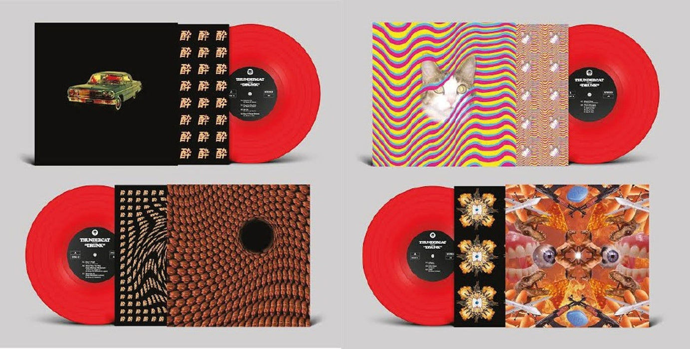 Thundercat – Drunk (4xLP, 10" Red Vinyl Box Set) 10" vinyl record, image 2 of 3