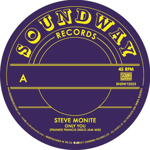 Steve Monite, Tabu Ley Rochereau – Only You / Hafi Deo (12") - Image 1