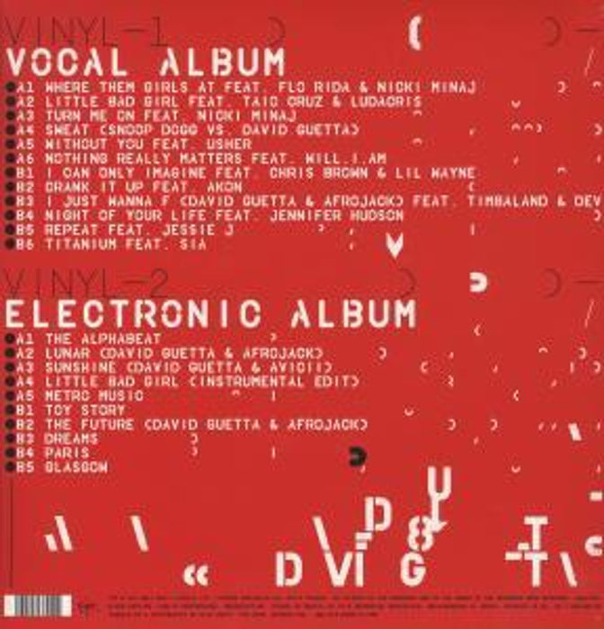 David Guetta – Nothing But The Beat (2xLP) LP vinyl record, image 2 of 2