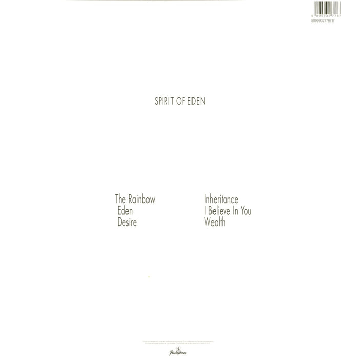 Spirit Of Eden – Talk Talk LP vinyl record, image 2 of 2