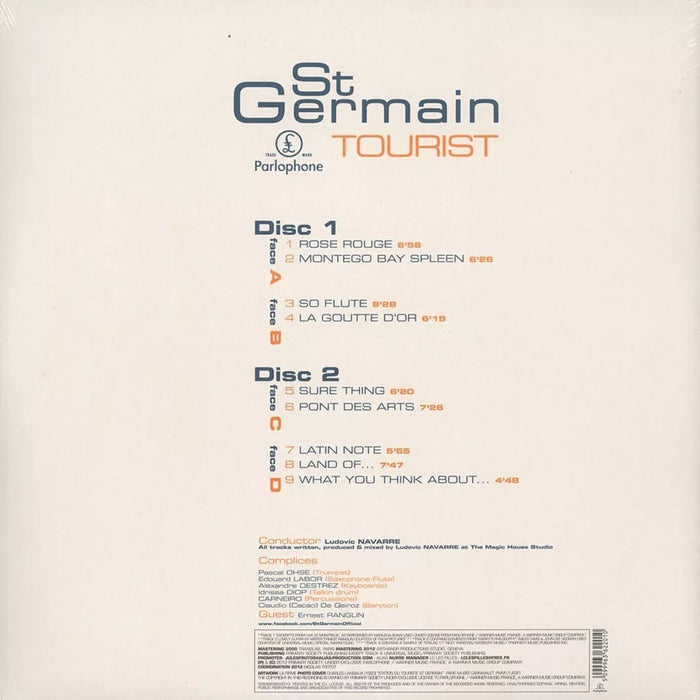 St Germain – Tourist (2xLP) LP vinyl record, image 2 of 2