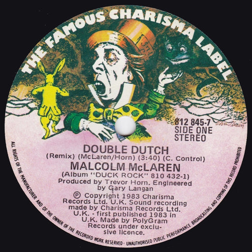 Malcolm McLaren – Double Dutch (LP, Vinyl Record Album)