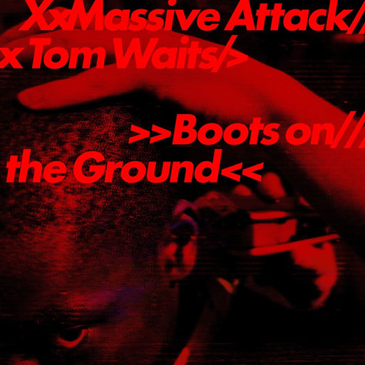 Massive Attack & Tom Waits – Boots on the Ground (12", Random Red, White and Blue vinyl) - Image 1