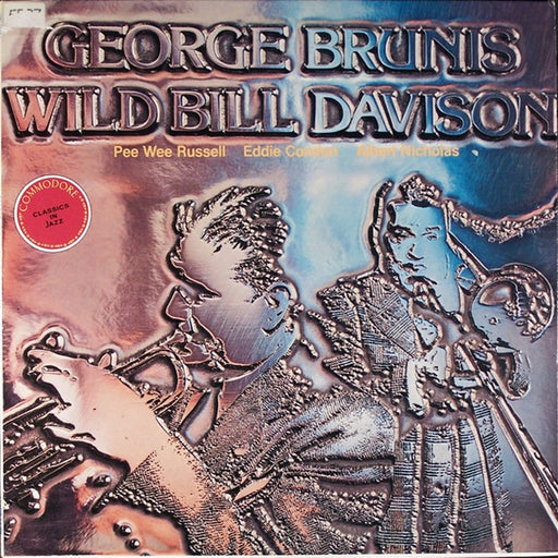 Tin Roof Blues – George Brunies And His Jazz Band, Wild Bill Davison And His Commodores (LP, Vinyl Record Album)