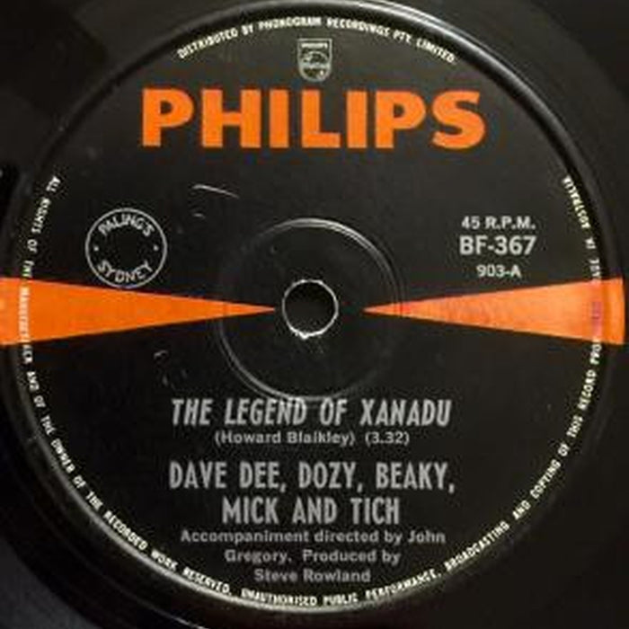 Dave Dee, Dozy, Beaky, Mick & Tich – The Legend Of Xanadu (LP, Vinyl Record Album)