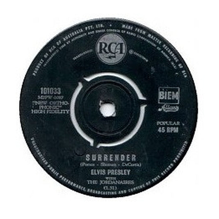 Elvis Presley, The Jordanaires – Surrender (LP, Vinyl Record Album)