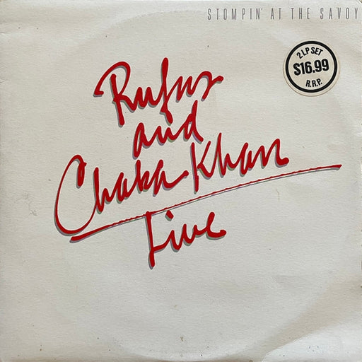Rufus & Chaka Khan – Live - Stompin' At The Savoy (LP, Vinyl Record Album)