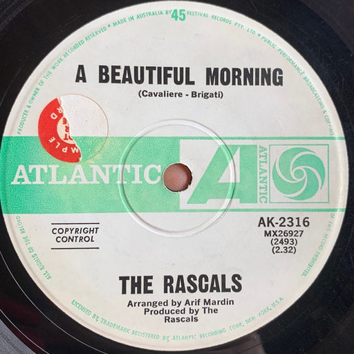 A Beautiful Morning / Rainy Day – The Rascals (LP, Vinyl Record Album)