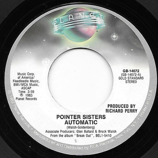 Pointer Sisters – Automatic / Jump (For My Love) (LP, Vinyl Record Album)