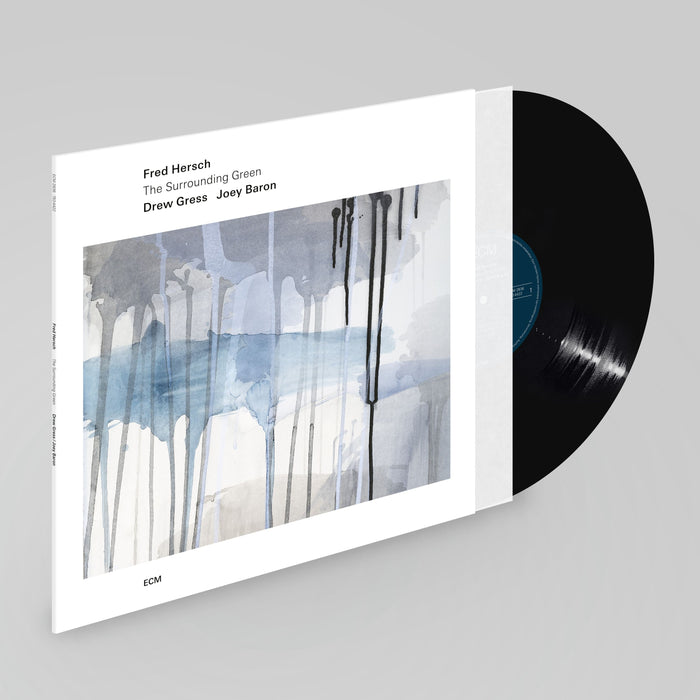 Fred Hersch, Drew Gress, Joey Baron – The Surrounding Green (ECM) LP vinyl record, image 2 of 2
