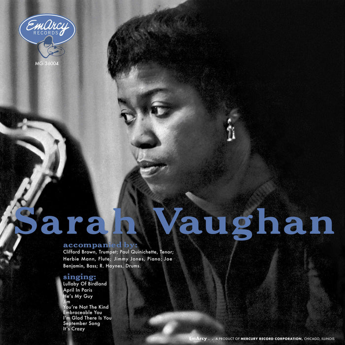 Sarah Vaughan – Sarah Vaughan (180g, Mono, EmArcy, Acoustic Sounds Series) LP vinyl record, image 1 of 2