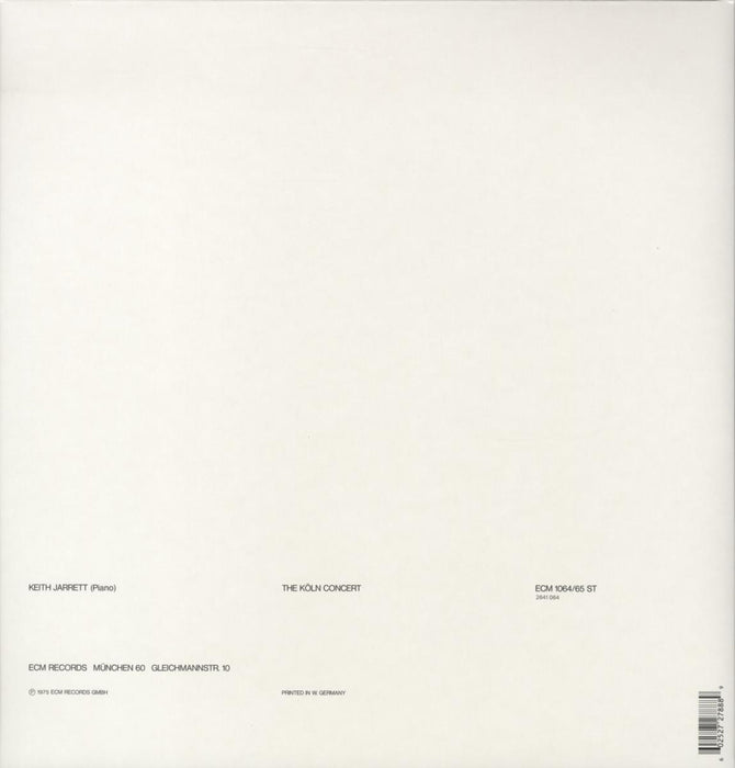 Keith Jarrett – The Köln Concert (2xLP, ECM) LP vinyl record, image 2 of 2
