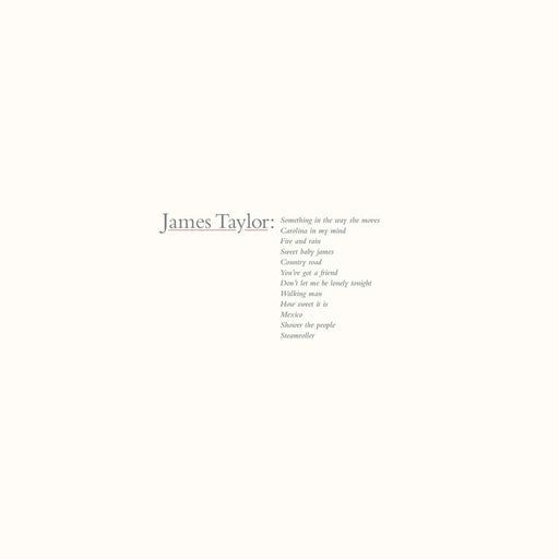 James Taylor – James Taylor's Greatest Hits (Remastered) LP vinyl record, image 1 of 3
