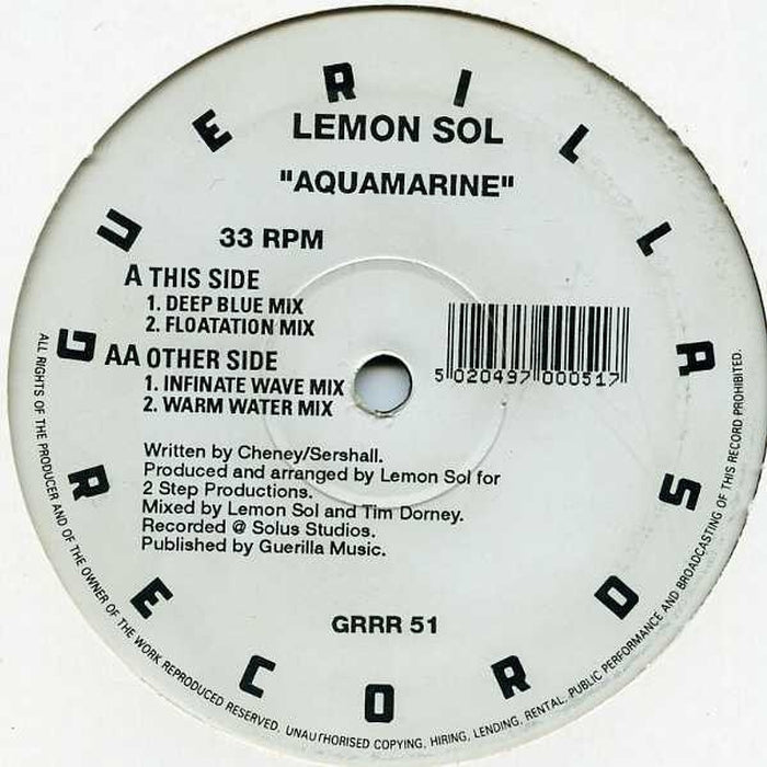 Lemon Sol – Aquamarine (LP, Vinyl Record Album)