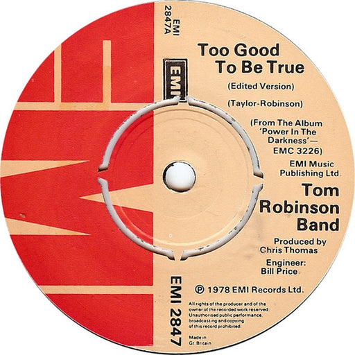 Tom Robinson Band – Too Good To Be True (LP, Vinyl Record Album)