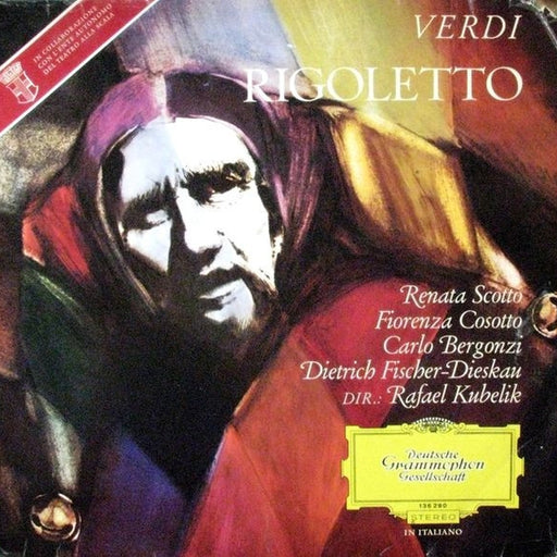 Giuseppe Verdi, Renata Scotto, Fiorenza Cossotto, Carlo Bergonzi, Dietrich Fischer-Dieskau, Rafael Kubelik – Rigoletto (LP, Vinyl Record Album)
