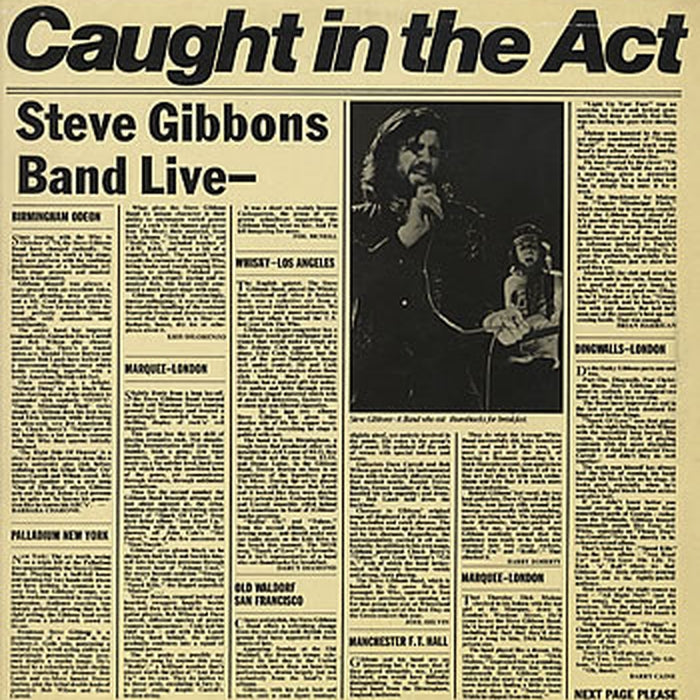 Steve Gibbons Band – Caught In The Act (LP, Vinyl Record Album)