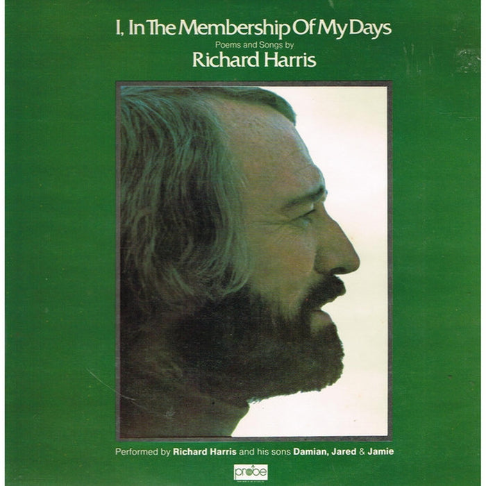 Richard Harris – I, In The Membership Of My Days (LP, Vinyl Record Album)