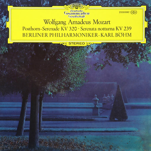 Wolfgang Amadeus Mozart, Berliner Philharmoniker, Karl Böhm – Posthorn-Serenade KV 320 / Serenata Notturna KV 239 (LP, Vinyl Record Album)